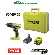 TRAPANO / AVVITATORE A PERCUSSIONE 18V. LITIO RYOBI ART. R18PD2-120B (1 x 2.0 Ah)